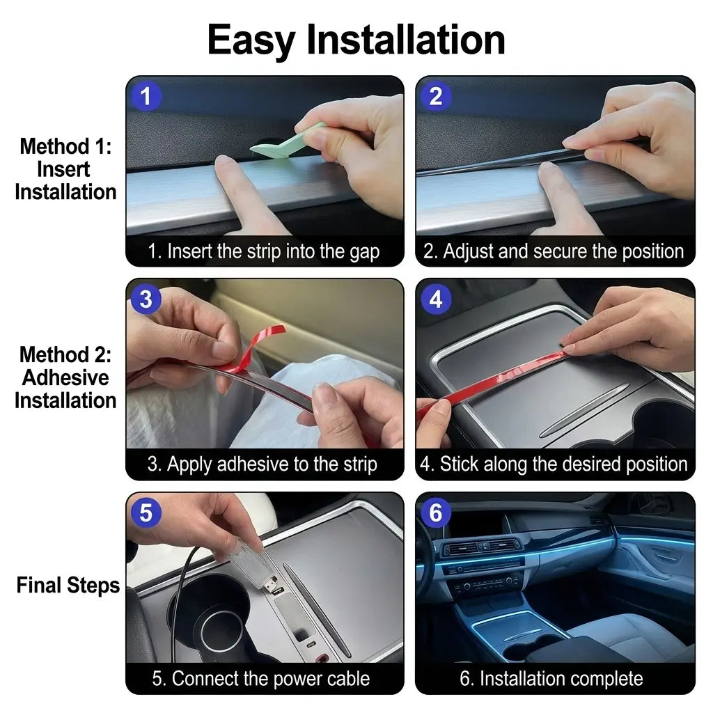 RGB Car Interior LED Light Strip