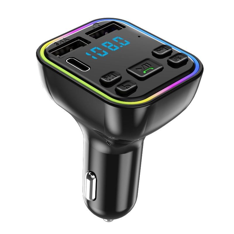 🔥Hot Sale Deals-Colorful Lights Bluetooth Car MP3 Player