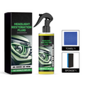 🚗【Headlight Crystal Restorer】— One swipe, and yellowed lenses become crystal clear. Old becomes new, and your headlights shine like brand new! ✨🔦