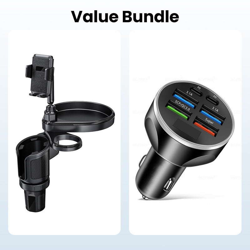 🔥Hot Sale 50% Off🚗4-in-1 Rotatable Car Cup Holder Expander